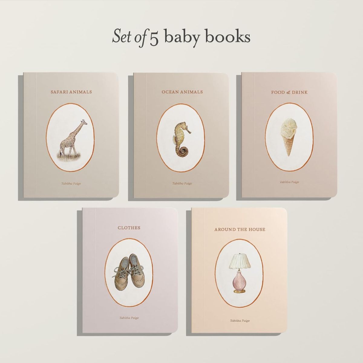 Our Little Library: A Foundational Language Vocabulary Board Book Set for Babies Vol 2 - 5 Book Educational Set