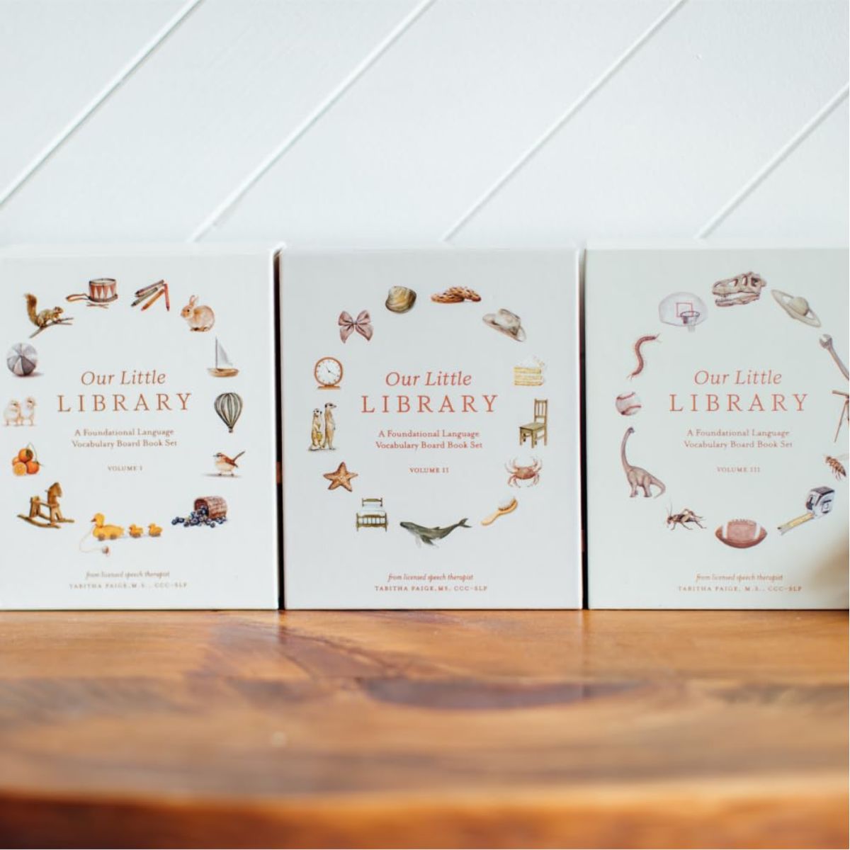 Our Little Library: A Foundational Language Vocabulary Board Book Set for Babies Vol 3 - Durable and Baby Friendly Design